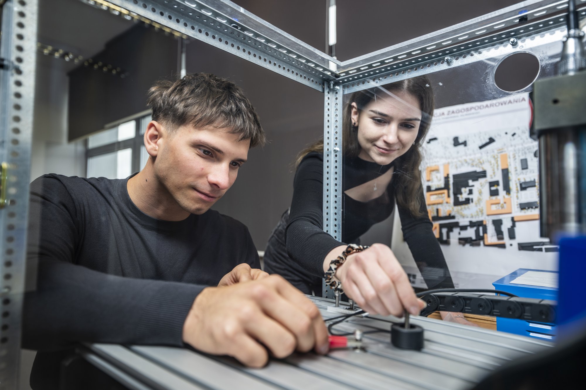 Studenci kierunku budownictwo