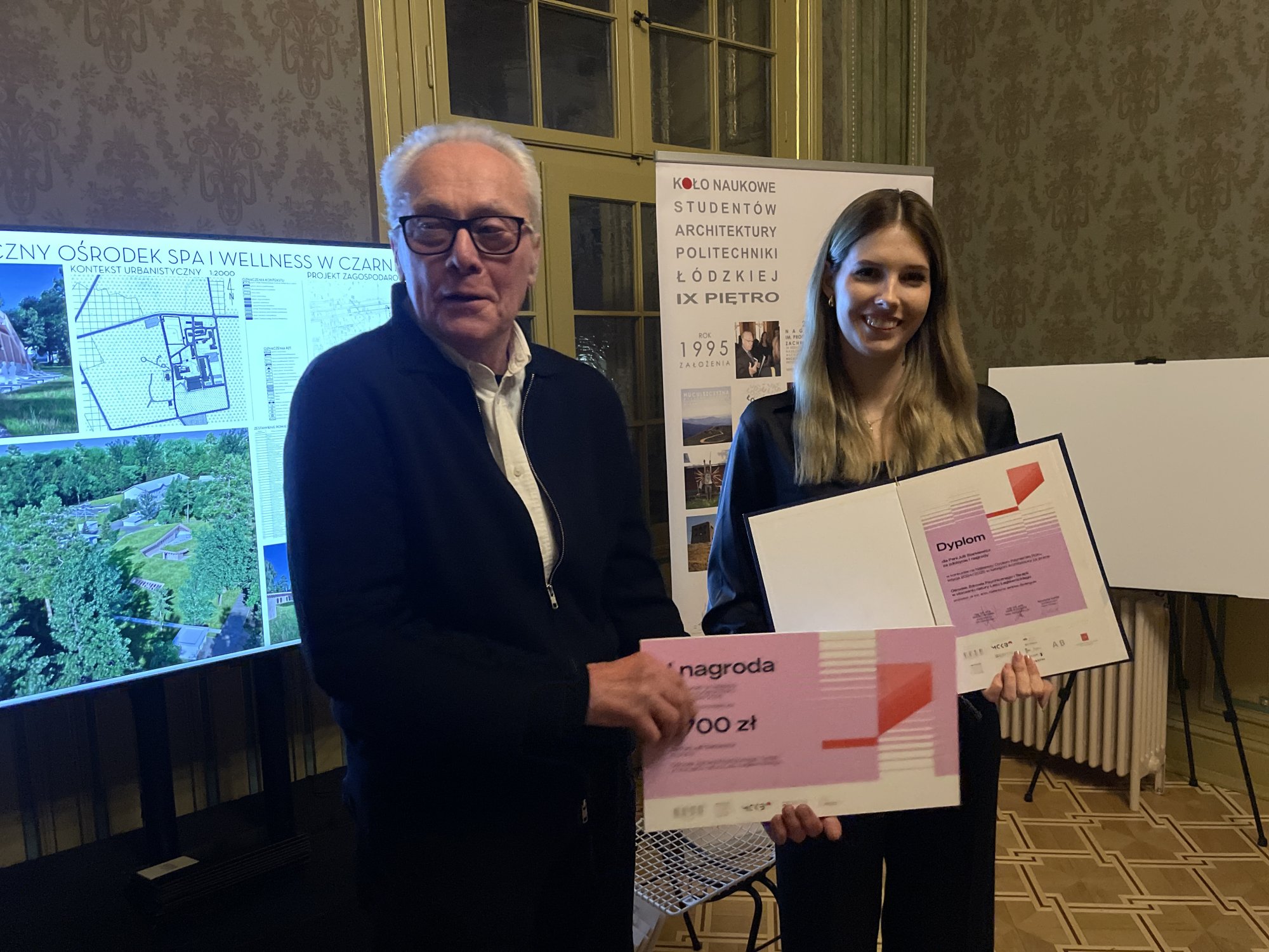 Julia Siarkiewicz z arch. Andrzejem Owczarkiem