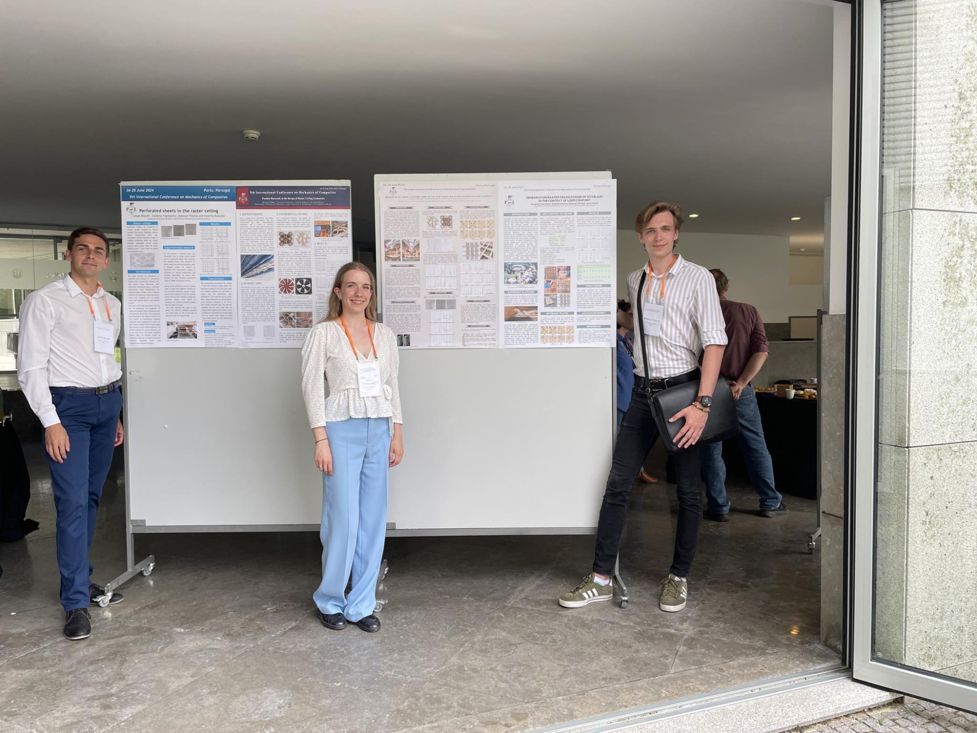 Członkowie SKN Momencik podczas konferencji Mechcomp9 w Porto, foto: archiwum prywatne