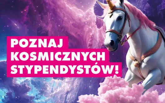 Plakat Kosmicznych Stypendiów
