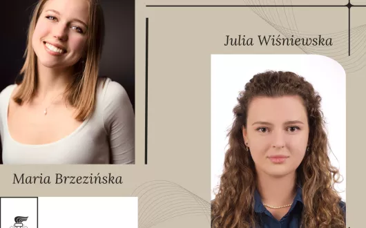 Maria Brzezińska i Julia Wiśniewska