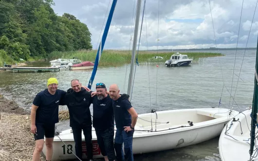 Załoga Wydziału podczas XI Regat o Puchar Rektora PŁ