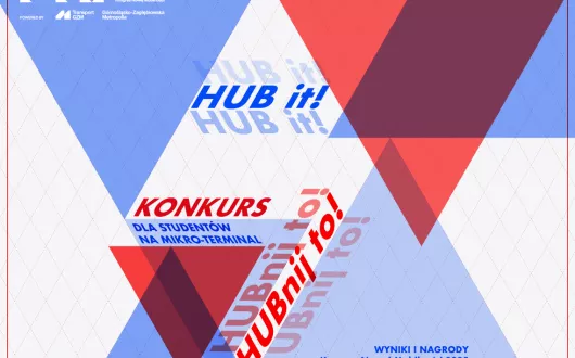 Plakat konkursowy HUB it