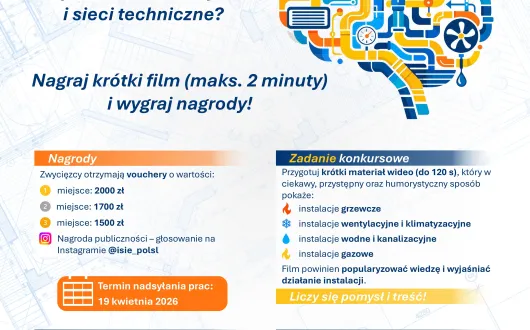 Konkurs studencki #MisjaInstalacja - plakat