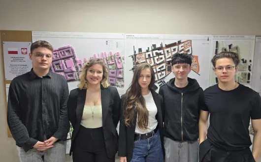 Zespół projektowy z opiekunem naukowym