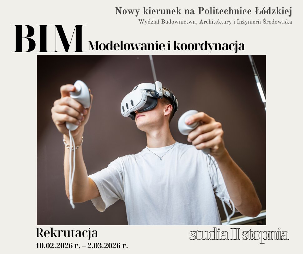 BIM - modelowanie i koordynacja - plakat