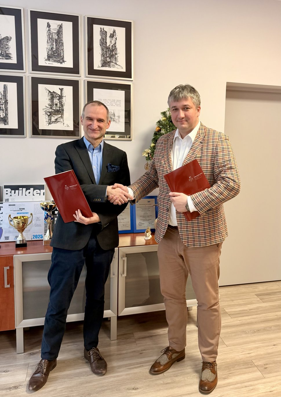 prof. Artur Wirowski, p. Paweł Bukowski (od lewej)