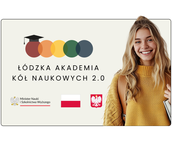 Grafika projektu Łódzka Akademia Kół Naukowych 2.0