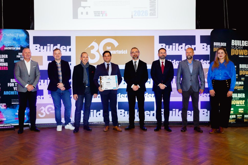 dr hab. inż. Łukasz Domagalski z Certyfikatem Builder Ranking Education for the Future Top 2026